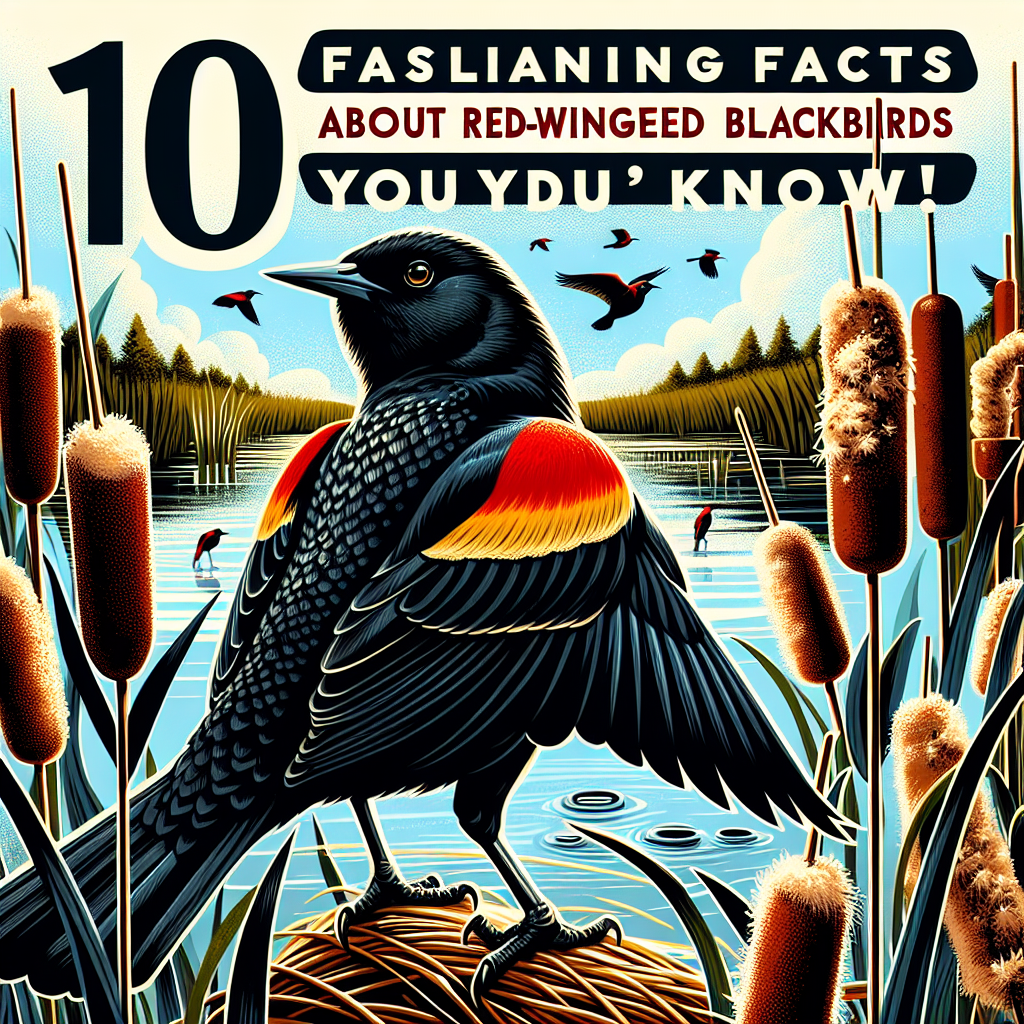 Top 10 facts about Red-winged Blackbird