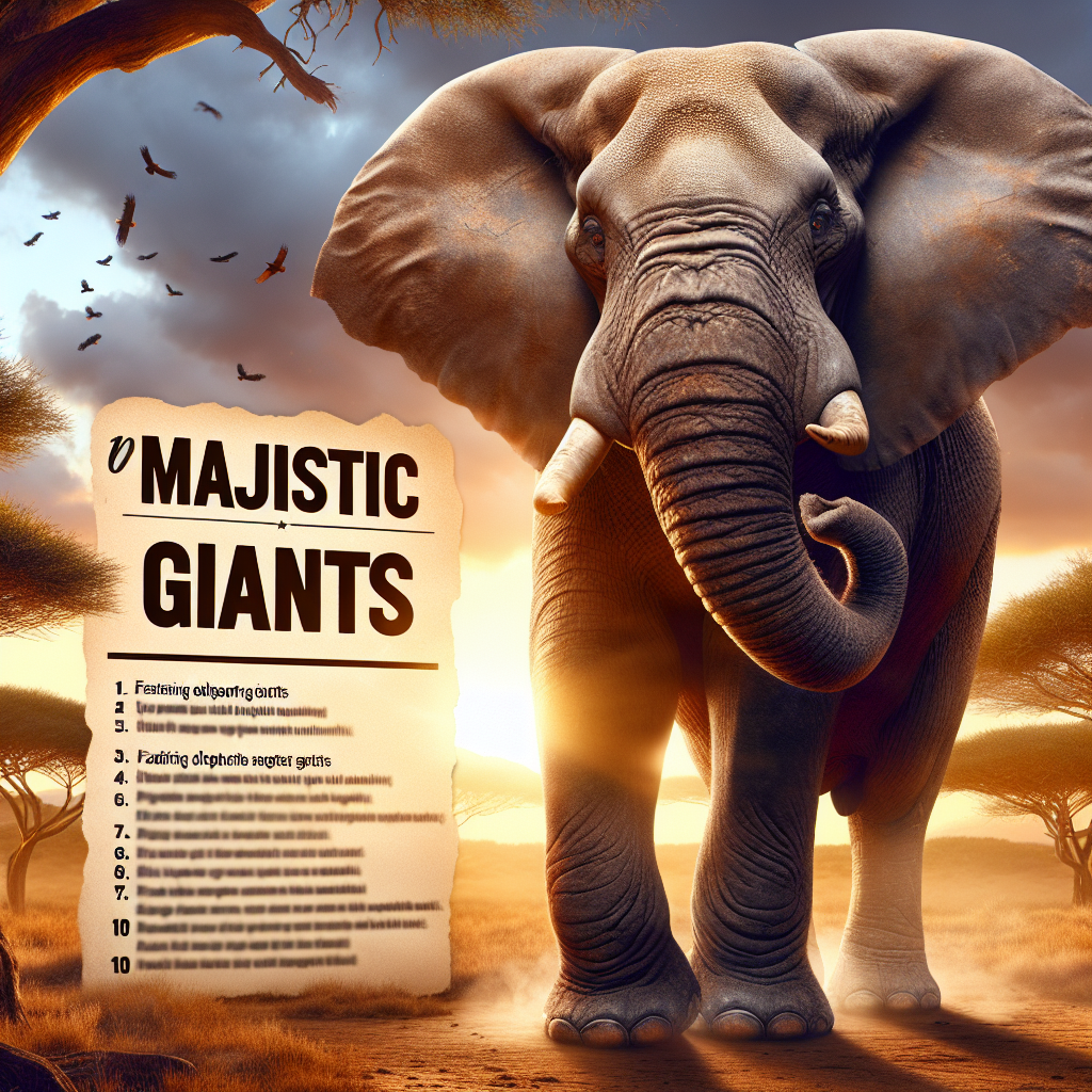 Top 10 facts about Elephant