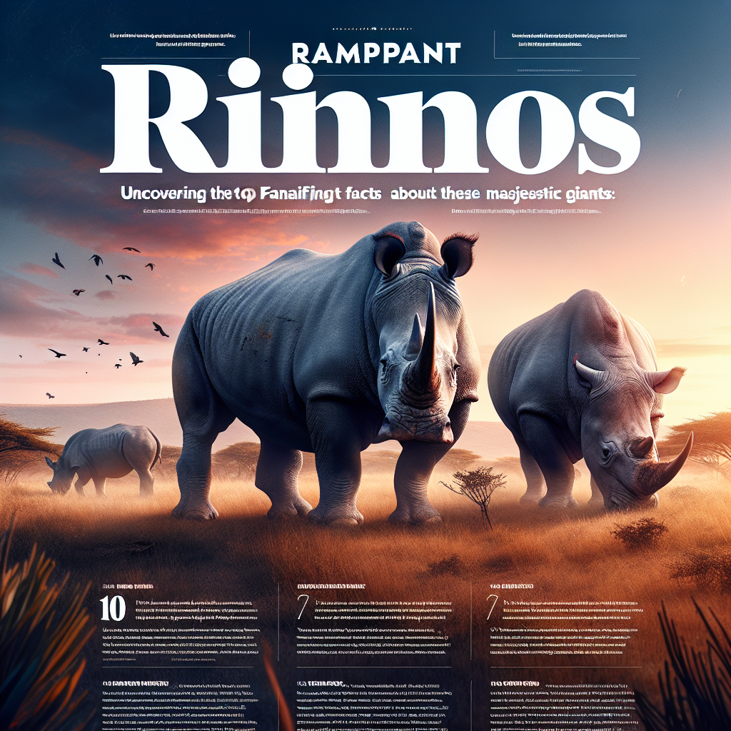 Top 10 facts about Rhinoceros