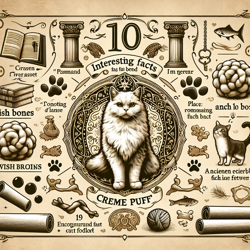 Top 10 facts about Creme Puff cat